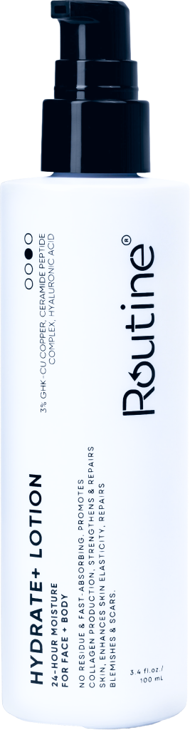 Routine Hydrate+ Lotion bottle
